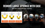 SucceBuy Strut Spring Compressor Macpherson Strut Spring Compressor Kit Interchangeable Fork Strut Coil Extractoror Remover Tool