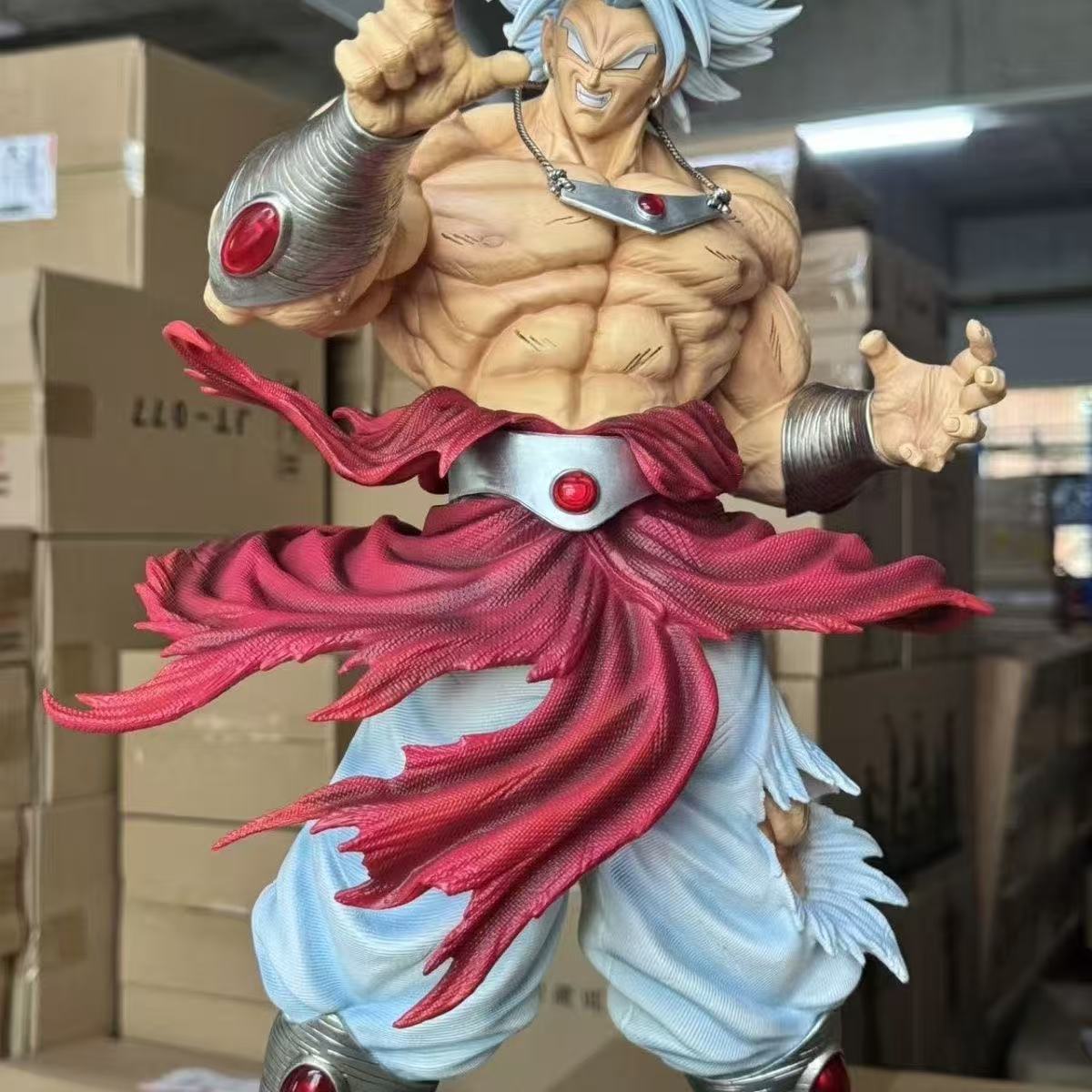 CK&Jt Statue Dragon Ball Z Broly Figure Ssj3 Broly Super Saiyan PVC Action Figures 50cm/19.69inch Collection Mode Toys Gifts