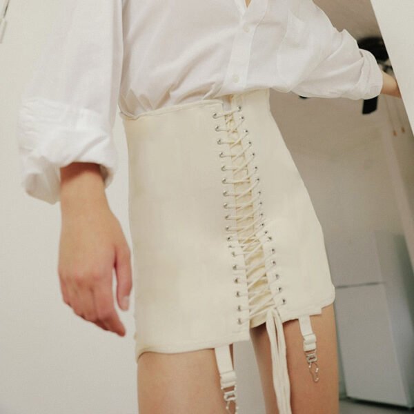 Gothic Y2K High Waist Vintage Mini Skirt - THEFASHIONFEVER