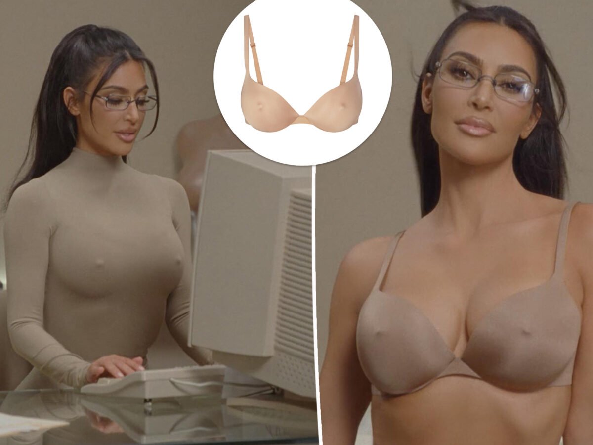 Kim Kardashian's Push Up Bra with Fake Nipples Built In Sells Out Online:  Igniting a Debate on Beauty Standards and Self-Expression - TheFashionFever